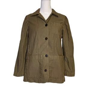 Rebecca Taylor La Vie tan button front jacket size S